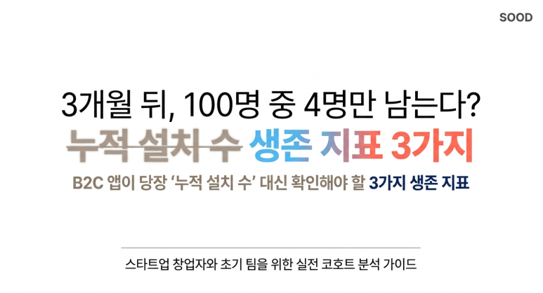 코호트 분석 가이드