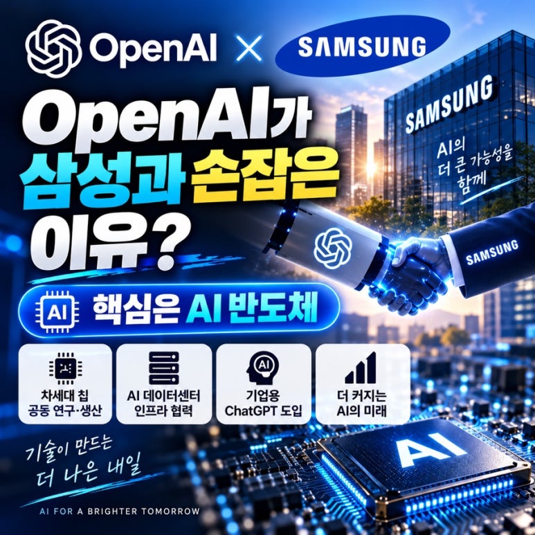 OpenAI가 삼성과 손잡은 이유|AI 시대에 반도체가 더 중요해진 진짜 이유 관련 이미지