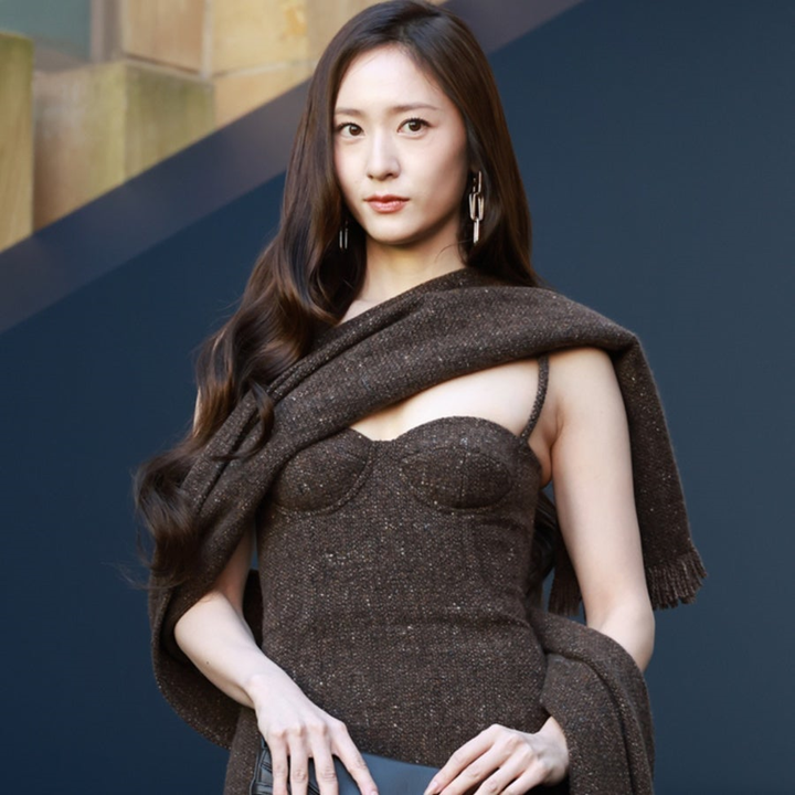 정수정이 입으니 시상식 같았다 브라운 트위드 드레스로 완성한 랄프로렌 가을룩 다시 화제가 되는 흐름이다 이미지 1