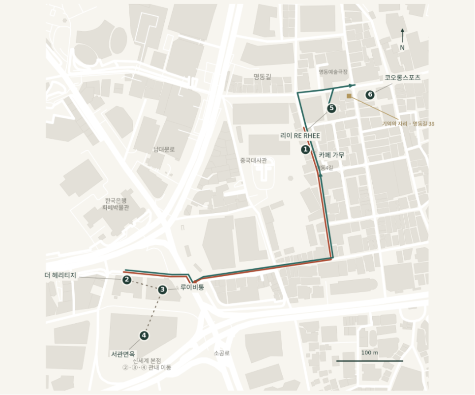 MYEONGDONG ROUTE · KAIROS DESIGN