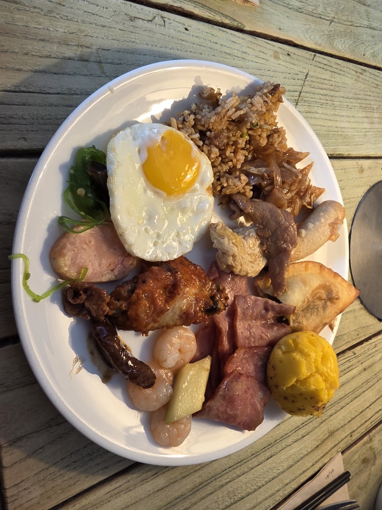 조식으로 담아온 음식