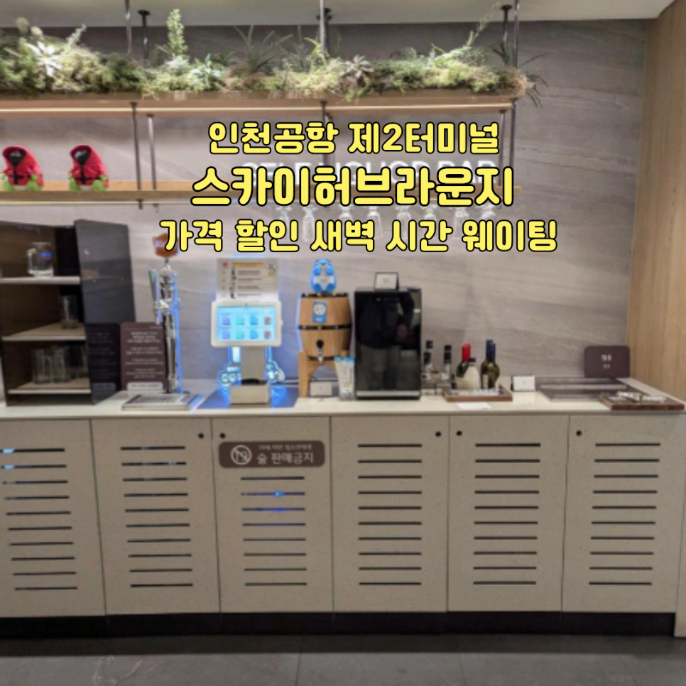 인천공항 제2터미널 스카이허브라운지 썸네일 - 가격 할인 새벽 시간 웨이팅 안내