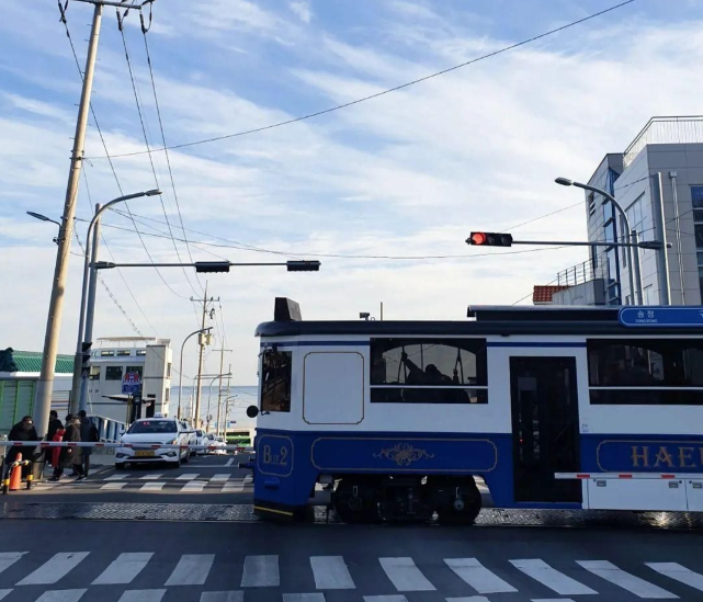 해운대 블루라인파크 해변열차 미포 출발