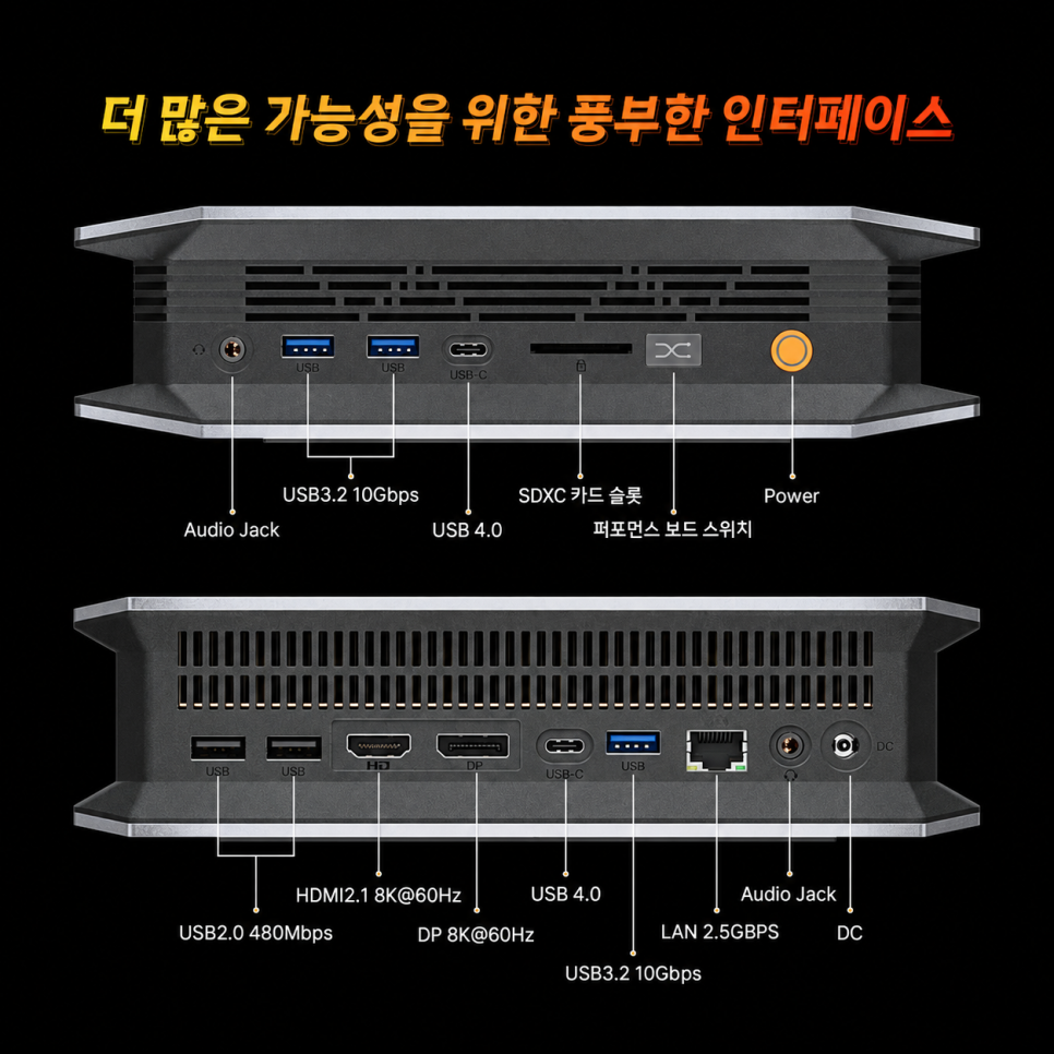미니PC BOSGAME M5, 128GB 메모리로 준비하는 로컬 AI 작업 환경