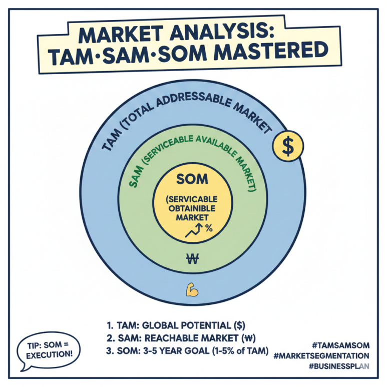 TAM SAM SOM