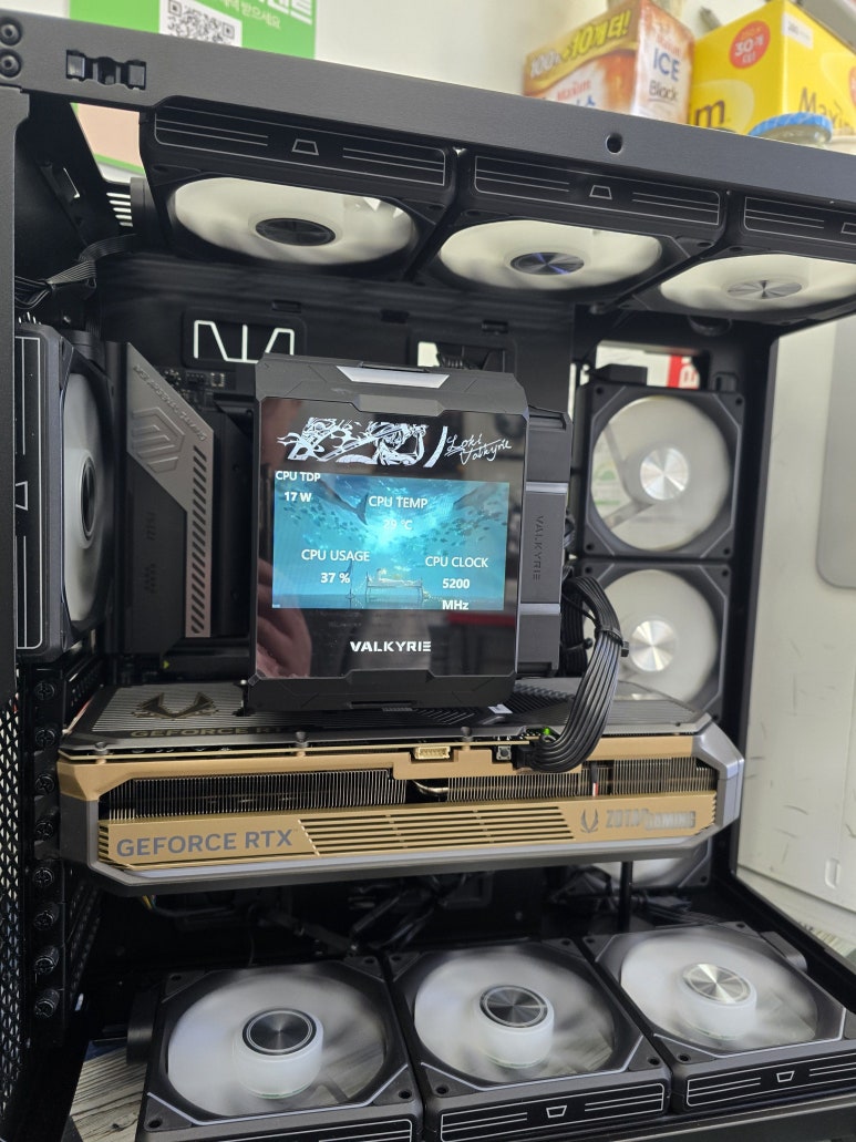 [발키리] DX140 LCD ARGB [CPU쿨러] [블랙] : 네이버 블로그