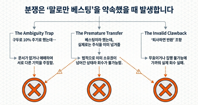 분쟁은 구두 계약에서 발생