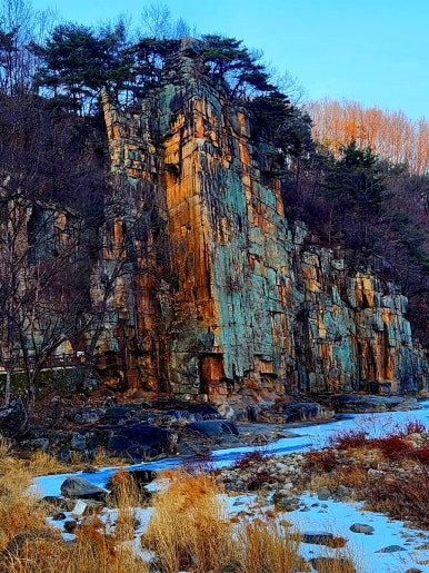 사인암 주차장 이미지