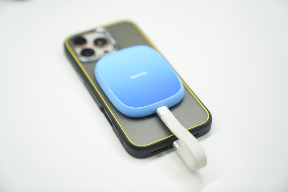 외장 SSD 선택 기준 "샌디스크 Creator Phone SSD" 아이패드프로 외장하드 사용 리뷰 이미지 3