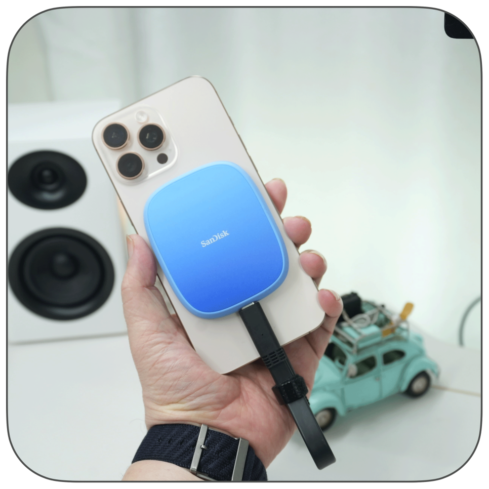 외장 ssd 선택 기준 "샌디스크 creator phone ssd" 아이패드프로 외장하드 사용 리뷰