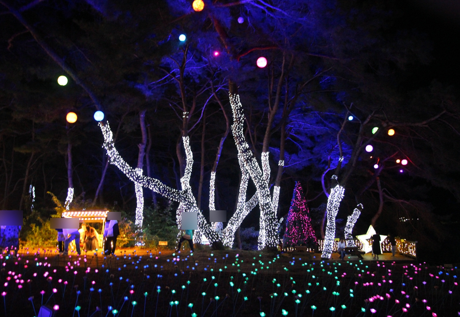 수양개빛터널 이미지