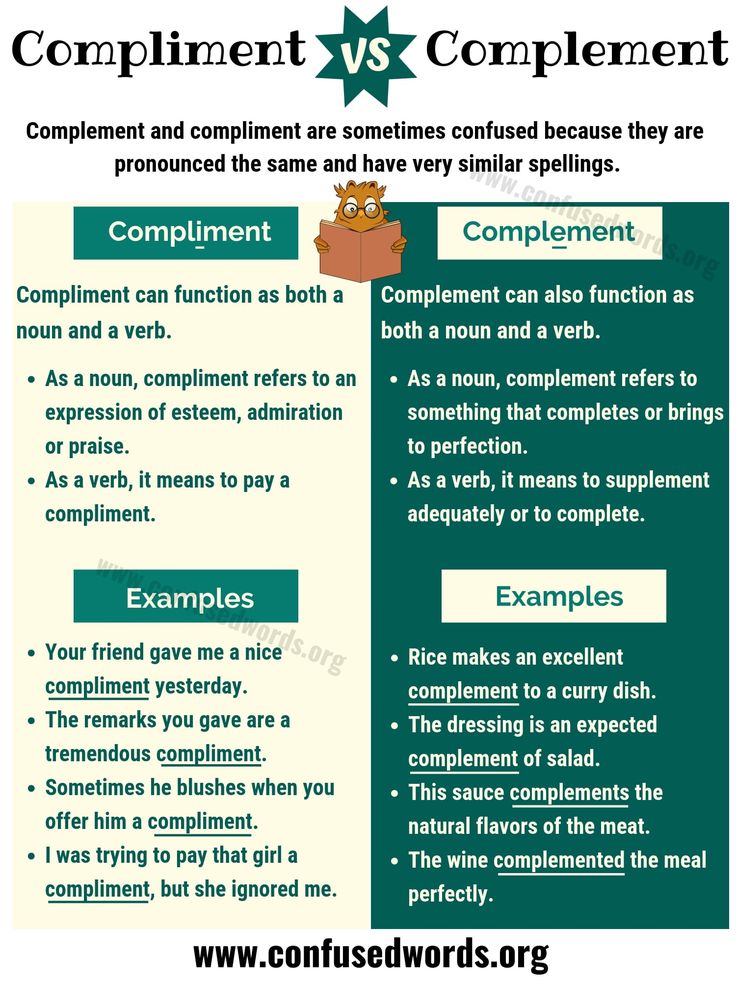 Compliment vs. Complement 차이 (헷갈리지 않는 완벽 정리) : 네이버 블로그