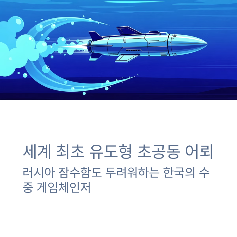 한국형 초공동 어뢰 기술, 세계 최초 '유도형' 배치 목표 러시아·독일과 비교 분석 : 네이버 블로그