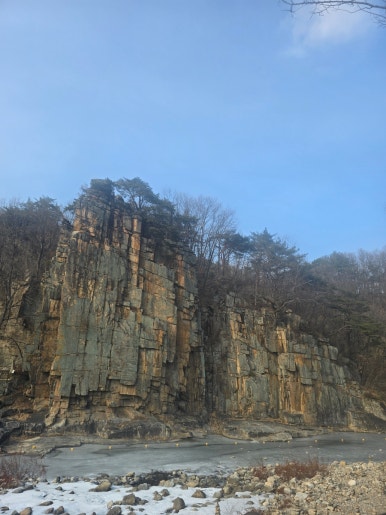 사인암 주차장 이미지