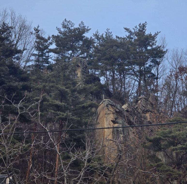 사인암 주차장 이미지