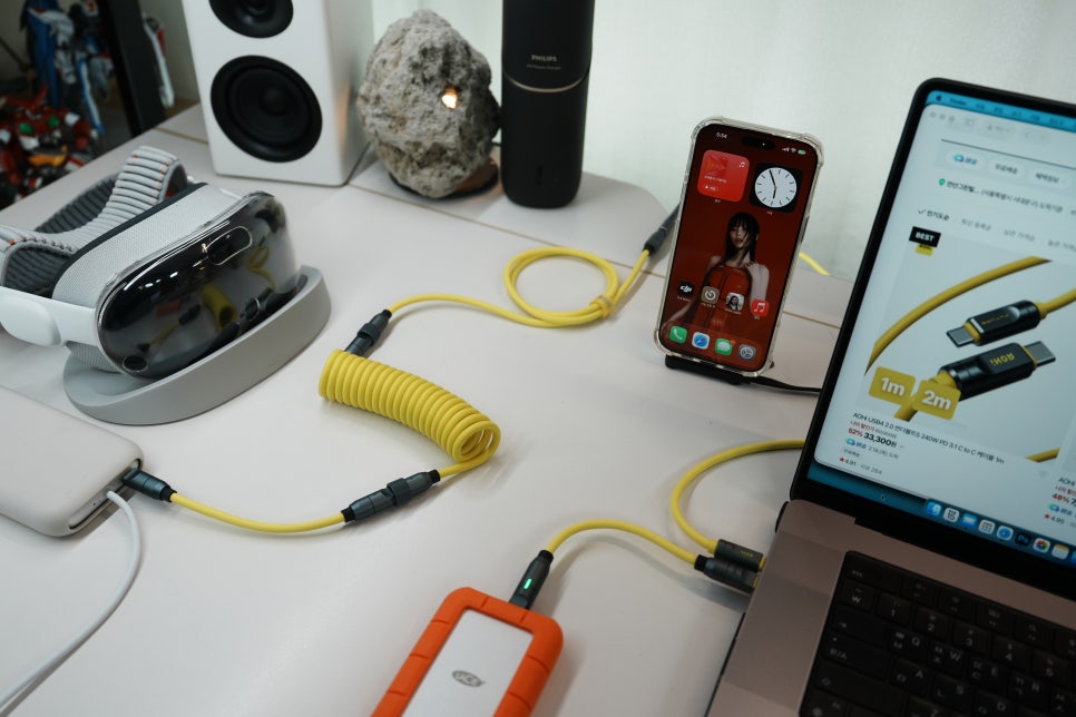 AOHi 퓨처 프로 크리에이티브  240W USB4 C타입 충전 케이블  40Gbps 8K 지원[내돈내산] 이미지 14