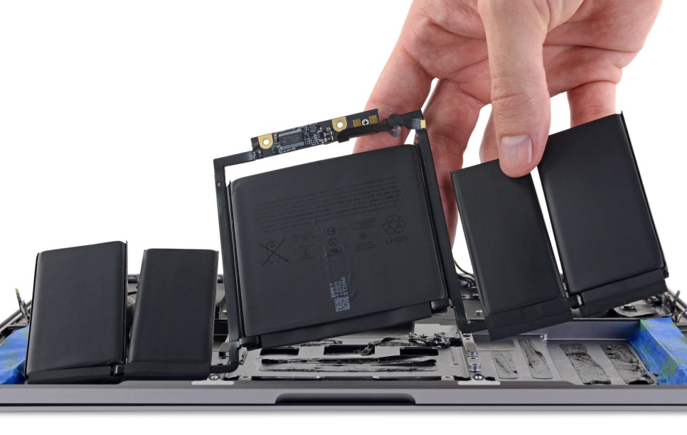 맥북프로 전원불량 원인과 해결 배터리교체 A1706 실제 수리 분석 - 맥북수리전문 코리아맥 이미지 2
