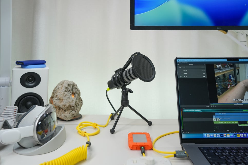 마타 스튜디오 C10 USB 콘덴서 마이크 추천 '맥북프로 받아쓰기 + AI 연동 업무환경' 이미지 13