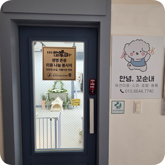 부산 애견미용 '안녕, 꼬순내' 창업 후기 및 위치 안내 — 사진 2