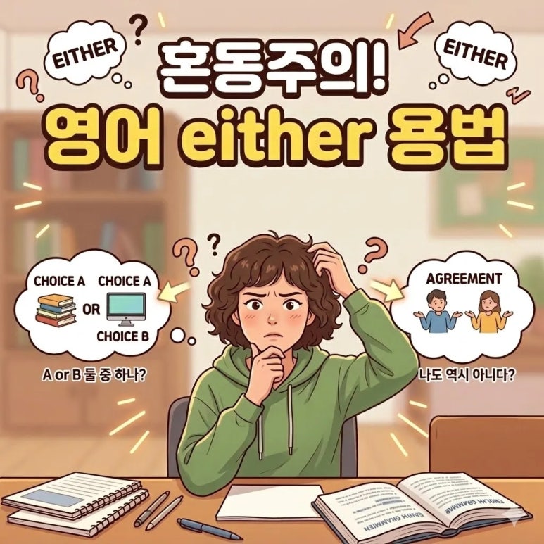 Either Al 영어 초보가 알려주는 either 용법 : 네이버 블로그