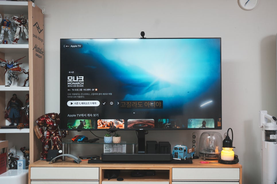 TV 뒤 전원 정리, ORDFLES 다기능 USB 멀티탭 6구 활용기늘어나는 TV 주변 장비와 전원 부족 문제 이미지 6