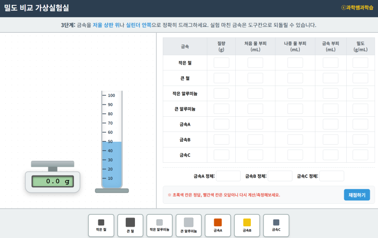 밀도 시뮬레이션