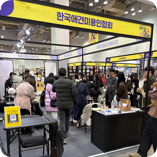 부산 애견미용학원 이바우펫, 펫앤모어 박람회 무료 미용 후기 — 사진 2