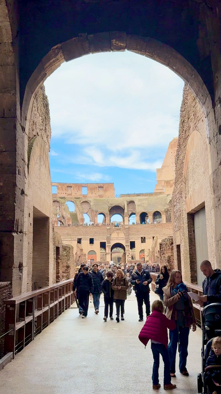 Colosseum panorama view
