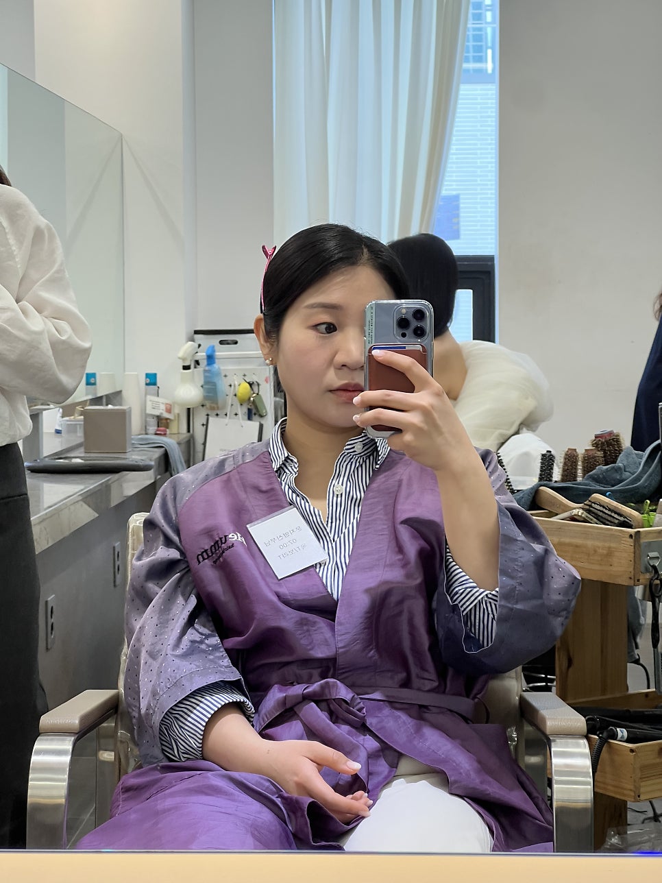 본식 헤어 메이크업 후기: 혜움 샵 옥T·보라T 지정 후기 — 사진 2