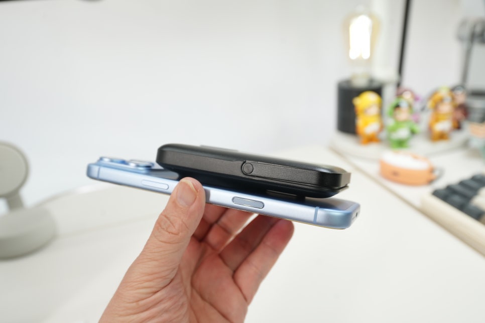 스카이 반고체 보조배터리, 아이폰에 붙여 쓰는 필 솔리드 10000mAh