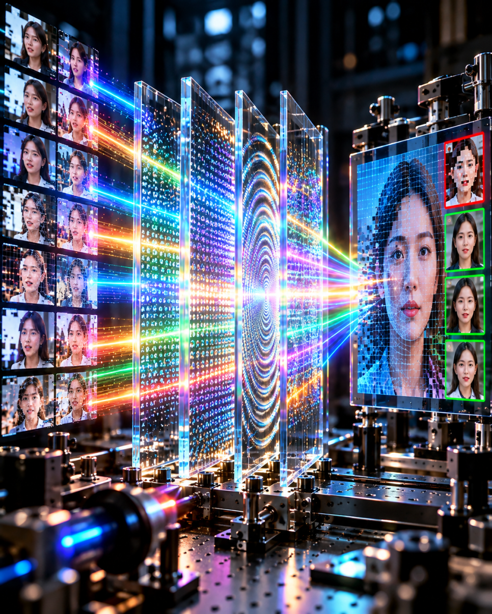 딥페이크 15개를 동시에 잡아낸다 빛으로 계산하는 새로운 AI｜놓치기 쉬운 대목은?