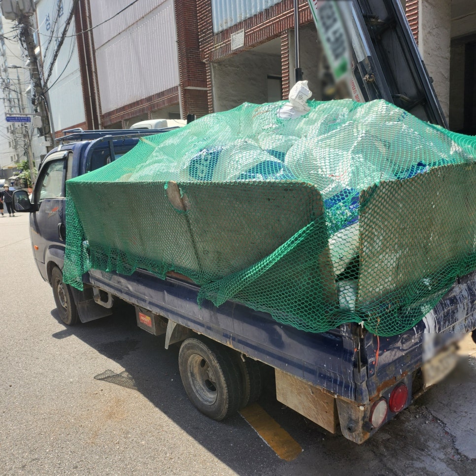 부평 폐기물 처리 작업 사례, 부평동 철거 뒤 혼합폐기물 반출