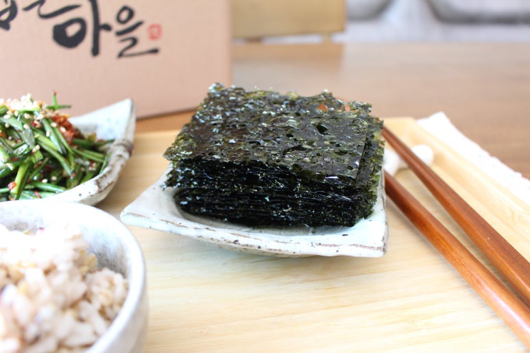 생파무침 곱창김과 찰떡궁합 김굽는마을 조미곱창김 : 네이버 블로그