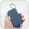 벨킨 10000mAh 45W 케이블 일체형 고속 충전 보조배터리, 맥북과 아이폰18프로맥스에 연결해보니