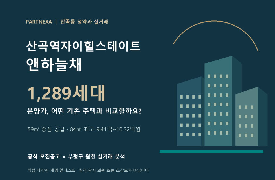 산곡역자이힐스테이트앤하늘채, 84㎡ 최고가 9,100만원 차이 나는 이유 대문 이미지