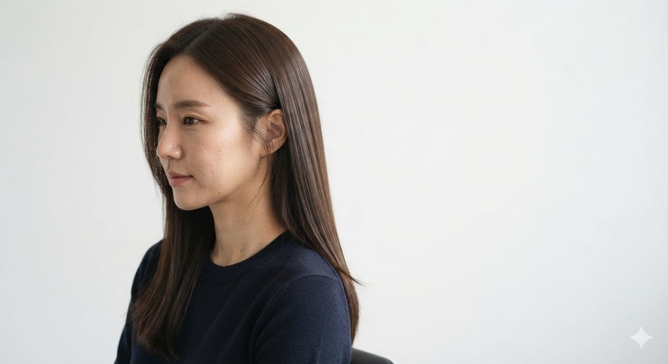 비 오는 날도 차분한 곱슬머리 슬릭펌 & 복구 매직, 부스스한 반곱슬 해결법 : 네이버 블로그