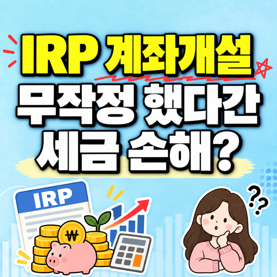 IRP 계좌개설 연말정산 전에 꼭 보세요 놓치기 쉬운 5가지｜무엇이 바뀌었나?