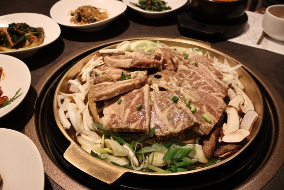 Kbuf 여의도맛집 청기와가든 여의도점 부모님 모시고 가기 좋은 여의도역고기집 LA갈비 불고기 후기 : 네이버 블로그