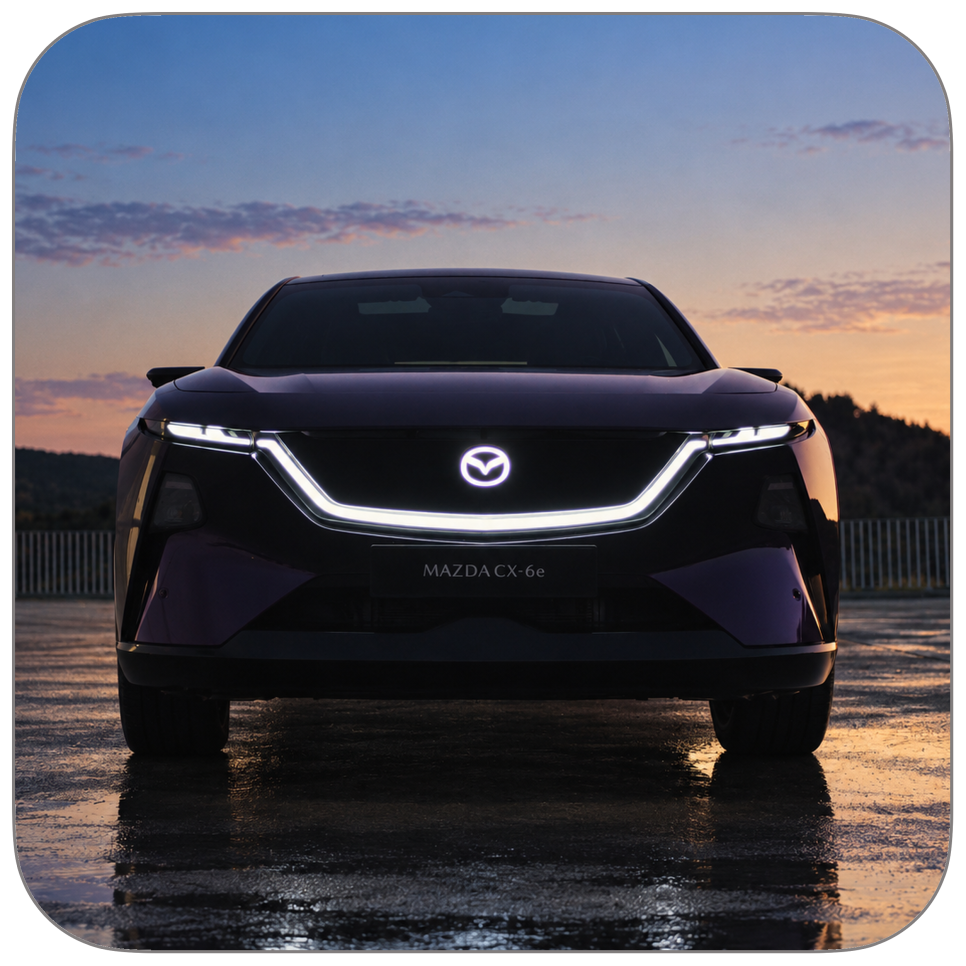 화면이 조수석까지 이어진다? 26인치 품은 전기 SUV 마쓰다 CX-6e