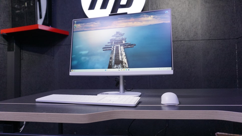HP 옴니스튜디오 24-cv0003KL, 24인치 모니터 일체형컴퓨터로 책상을 간결하게