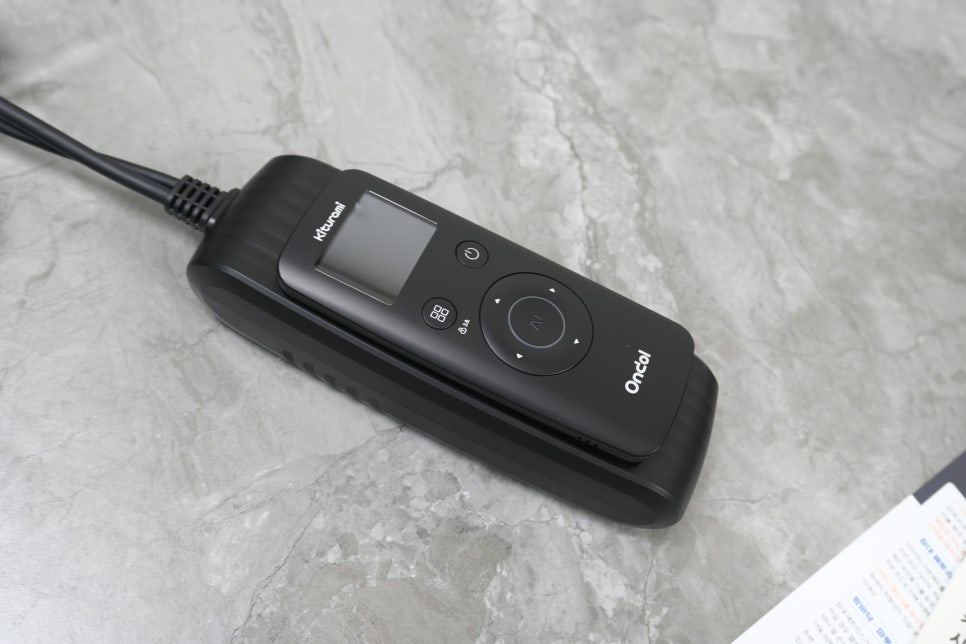 귀뚜라미 카본매트 AI 온돌 KMF-22, 침대에 깔고 리모컨부터 써보니