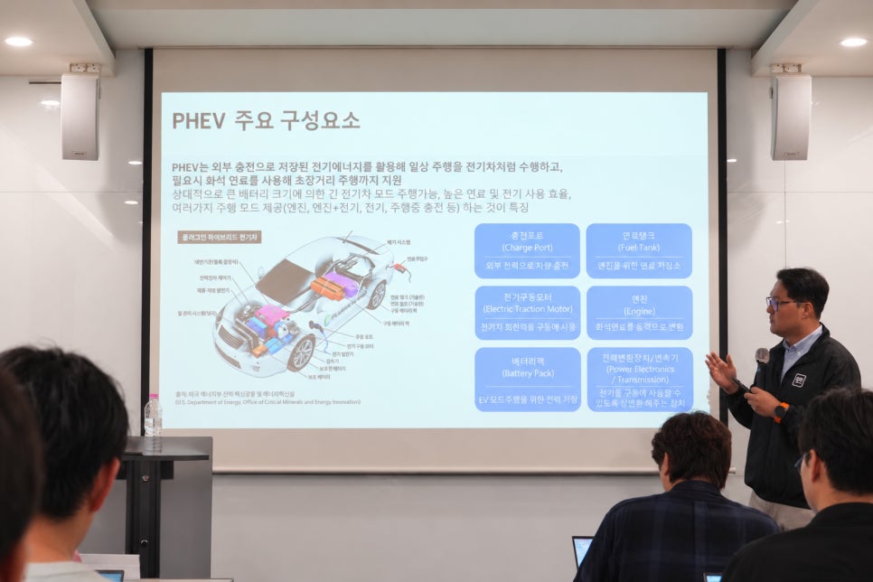 GM 라운드 테이블 "플러그인 하이브리드, 엘렉트라 E7 기술에서 본 충전과 주행 모드 설명"
