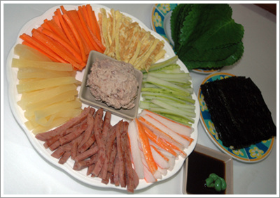 즉석김밥 이미지