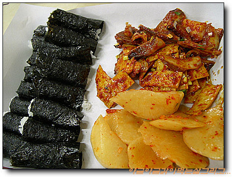 통영충무김밥 이미지