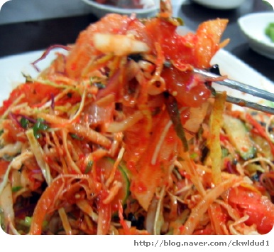 산더미회무침 이미지