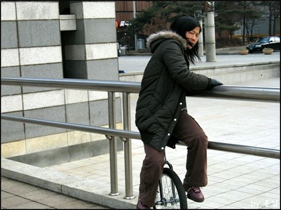 한국외발자전거 이미지