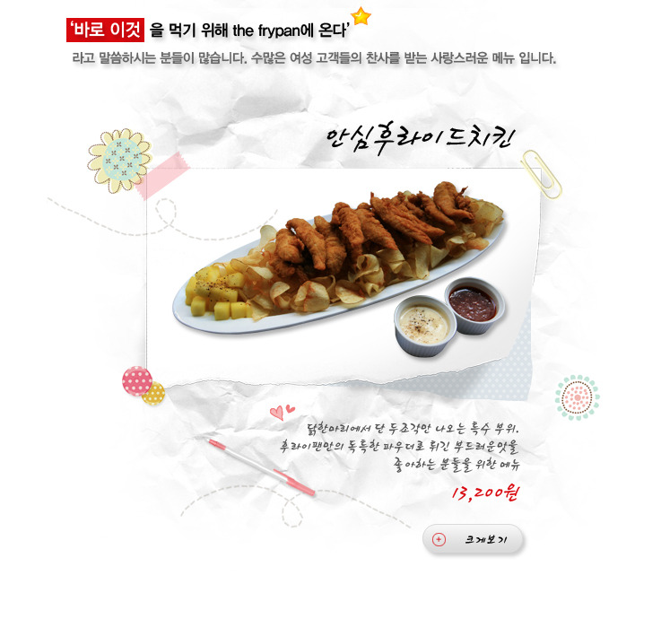 후라이드치킨집 이미지