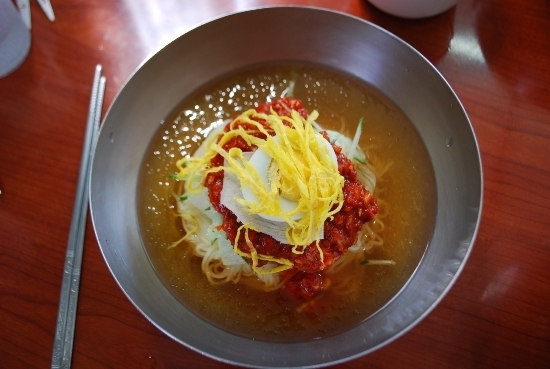 기장밀면 이미지