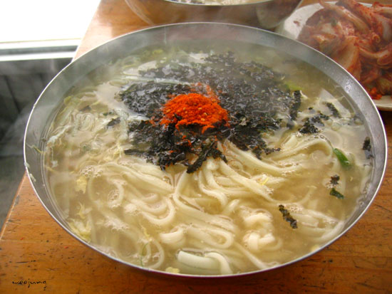 충무칼국수 이미지