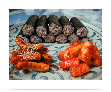 충무김밥 이미지